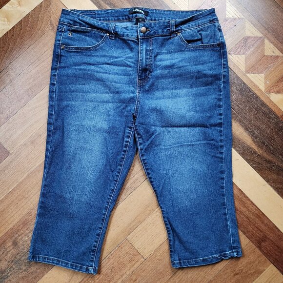 D. Jeans Cropped Pedal Pusher Jeans Size 14 - Picture 3 of 11